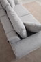 Atelier Del Sofa Eti Oak 3 Seater - Gris